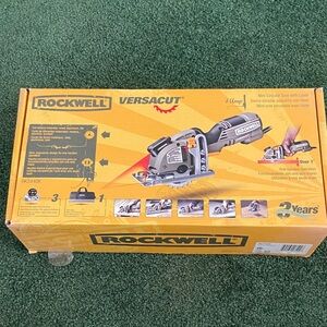 SOLD

Rockwell Versacut Mini Circular Saw - Black and Gray
